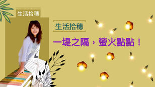 竹北賞螢去｜一堤之隔，螢火點點！