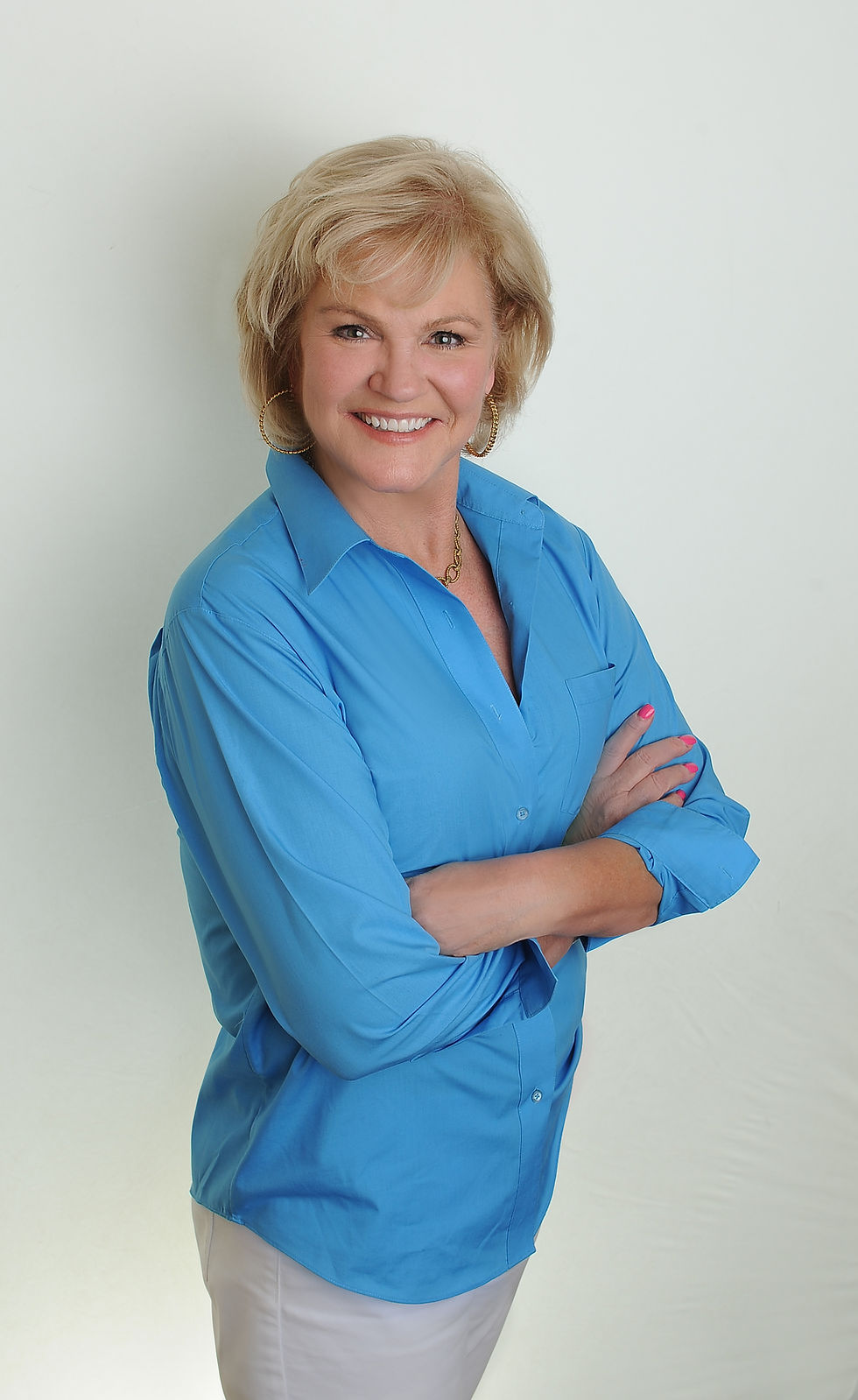 Janice Glaab - Blue Shirt - Headshot