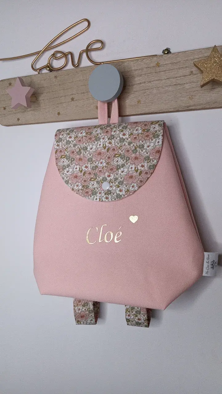 Miniature : Sac à dos enfant personnalisé — modèle Cloé