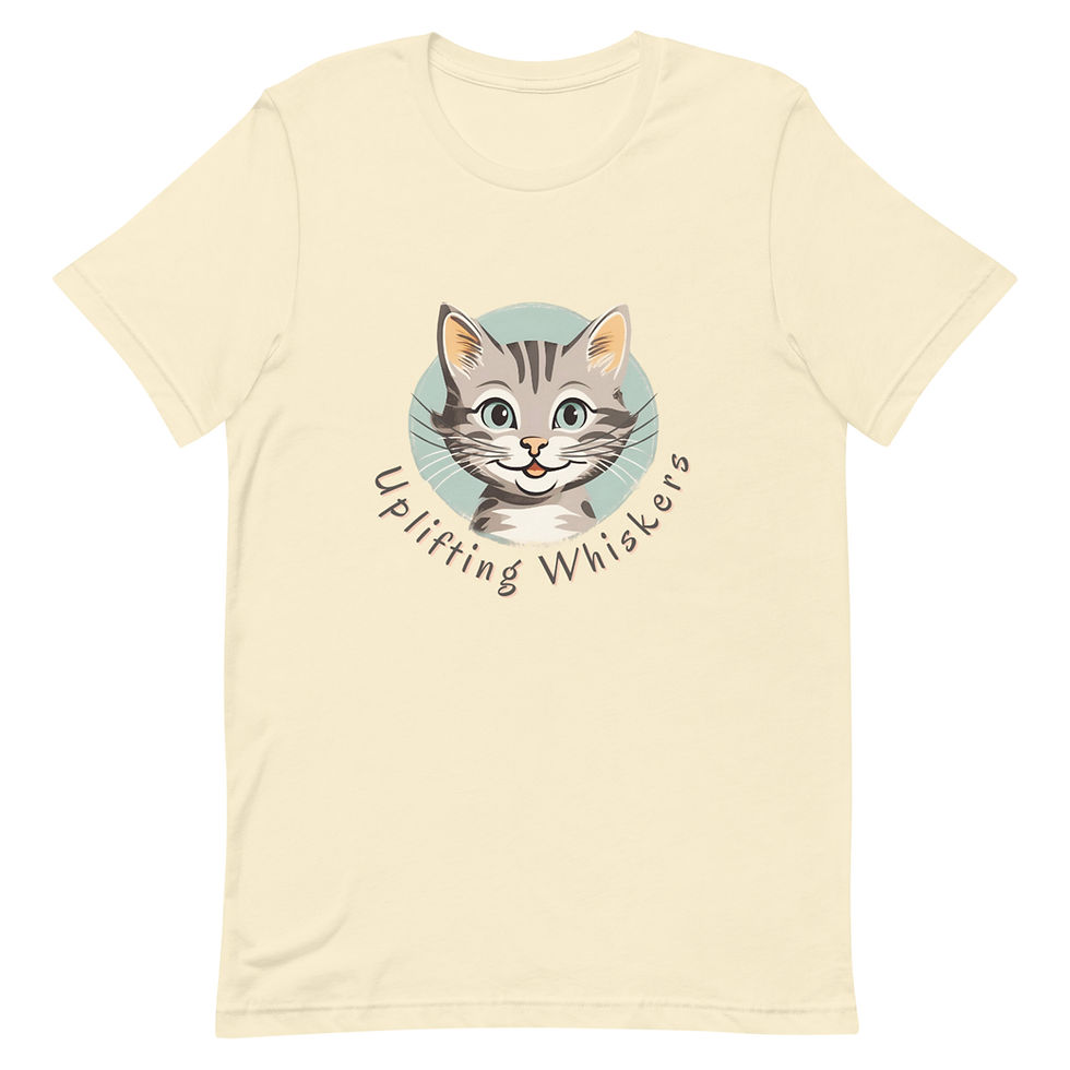 Thumbnail: Uplifting Whiskers Logo Unisex T-Shirt