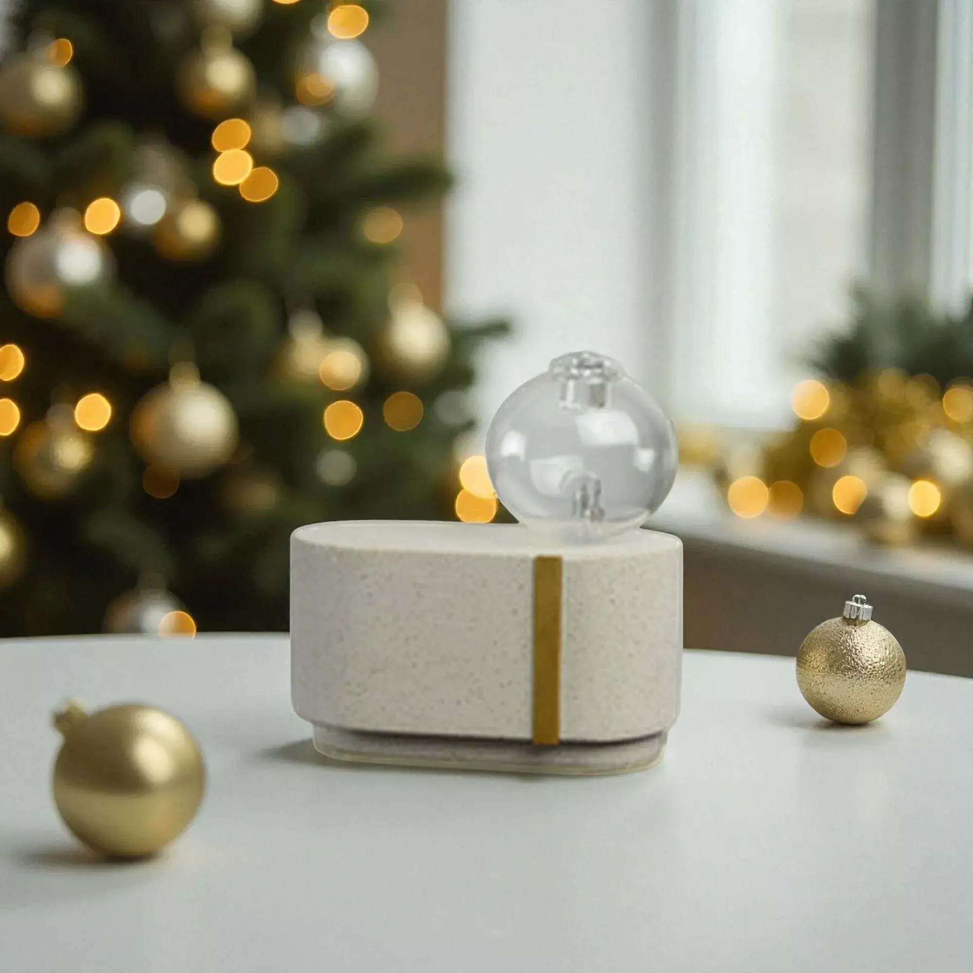 Cimio - Diffusore a Nebulizzazione in Cemento e Vetro