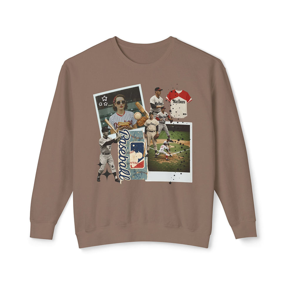 Thumbnail: Vintage Baseball Unisex Sweatshirt - Perfect for Fans and Sports Lovers