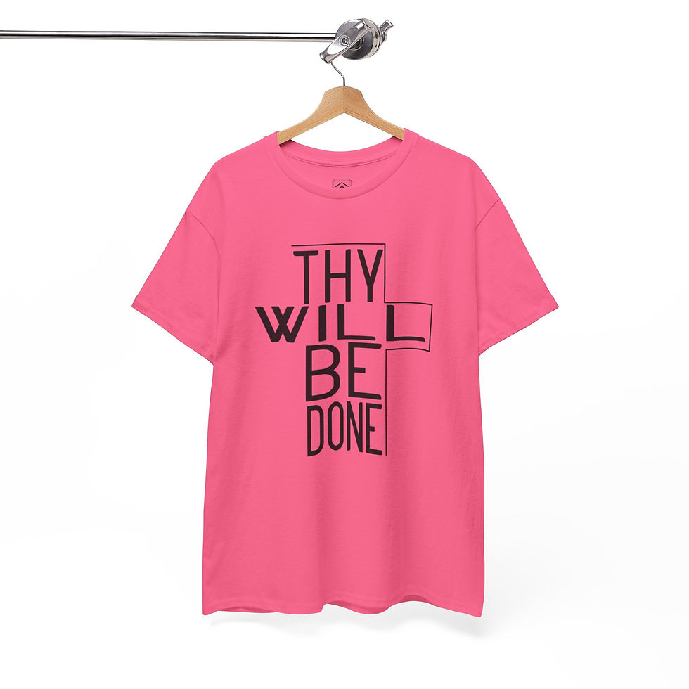 Thumbnail: Thy Will Be Done Unisex Heavy Cotton Tee