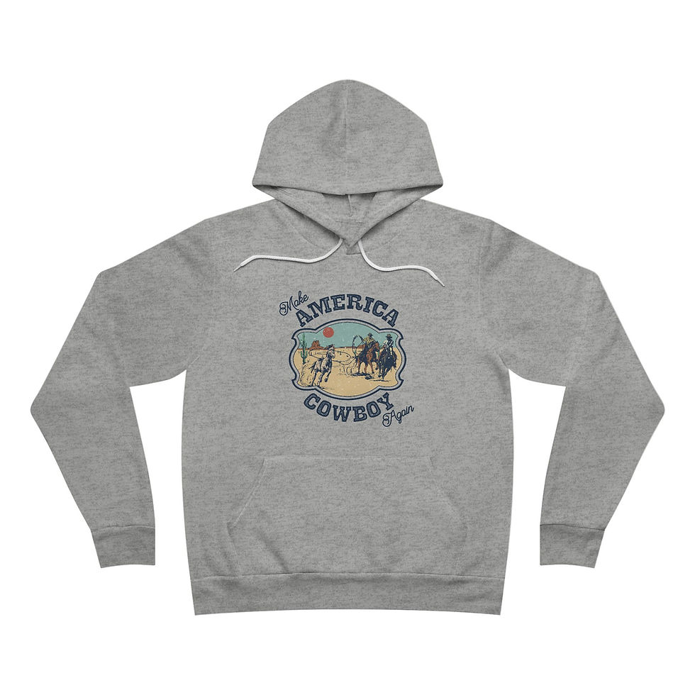 Thumbnail: Cowboy America Hoodie - Unisex Fleece Pullover