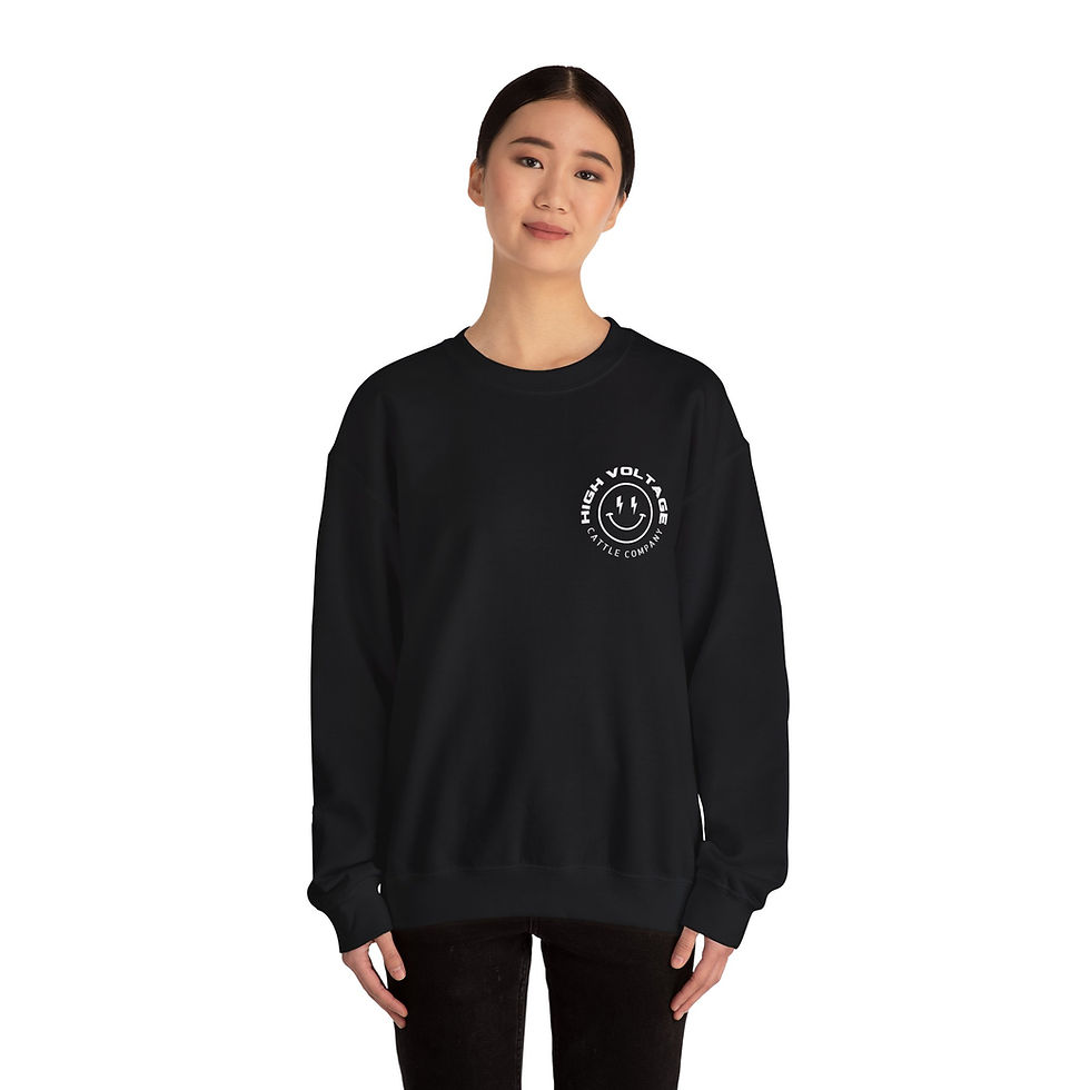 Thumbnail: High Voltage Cattle Smiley Crewneck