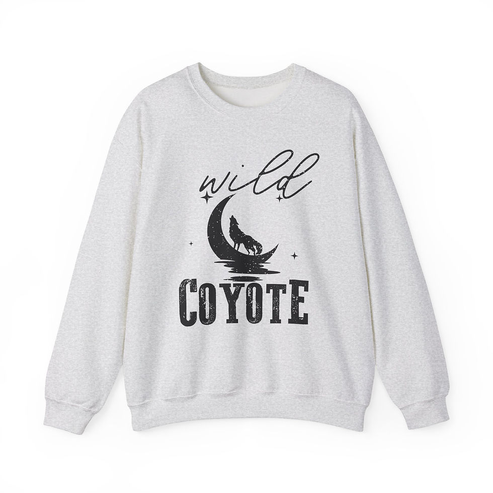 Thumbnail: Wild Coyote Crewneck Sweatshirt