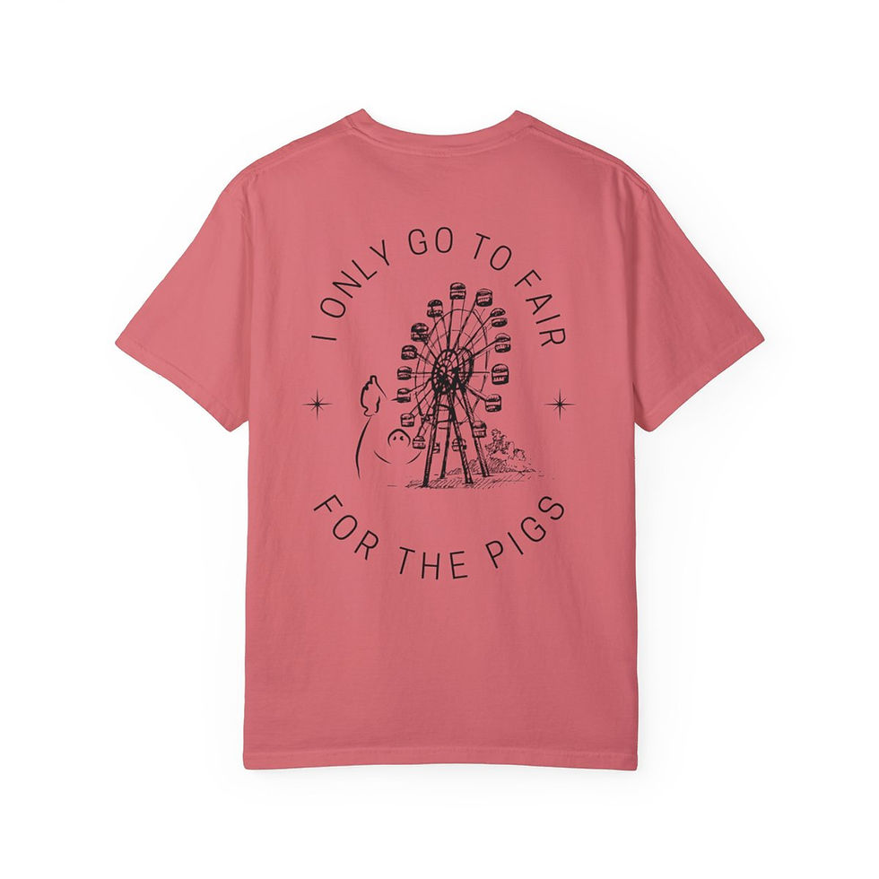 Thumbnail: I Only Go To Fair for the Pigs Tee 
