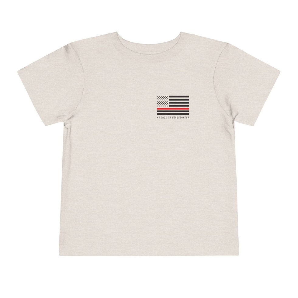 Thumbnail: Firefighter's Son Toddler Short Sleeve Tee
