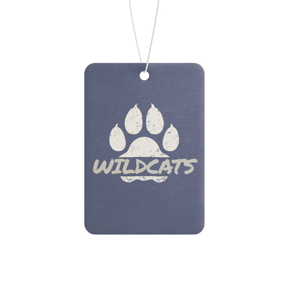 Thumbnail: Wildcats Paw Print Car Air Freshener