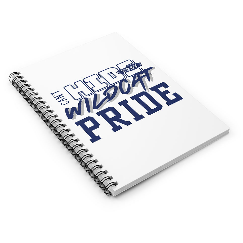 Thumbnail: Wildcat Pride Spiral Notebook 