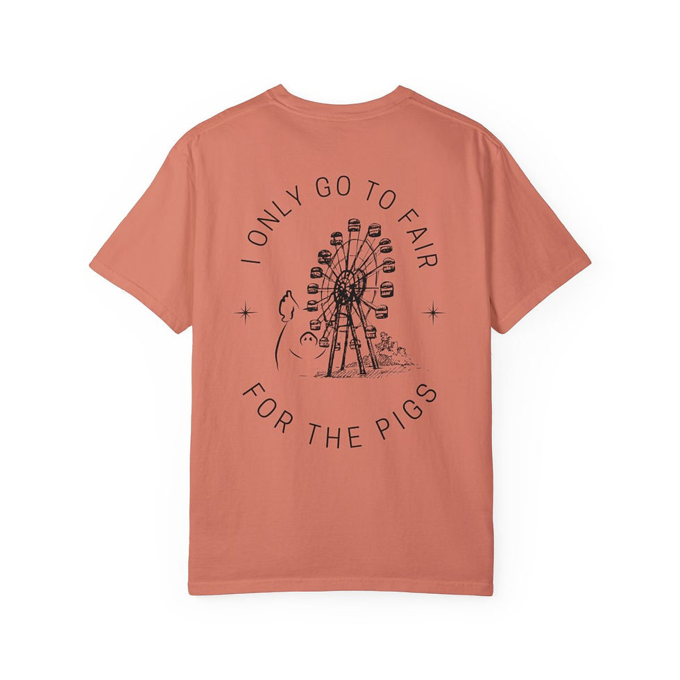 Thumbnail: I Only Go To Fair for the Pigs Tee 