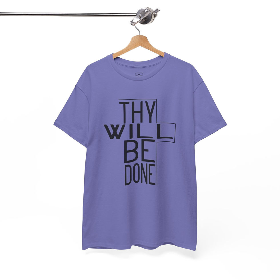 Thumbnail: Thy Will Be Done Unisex Heavy Cotton Tee