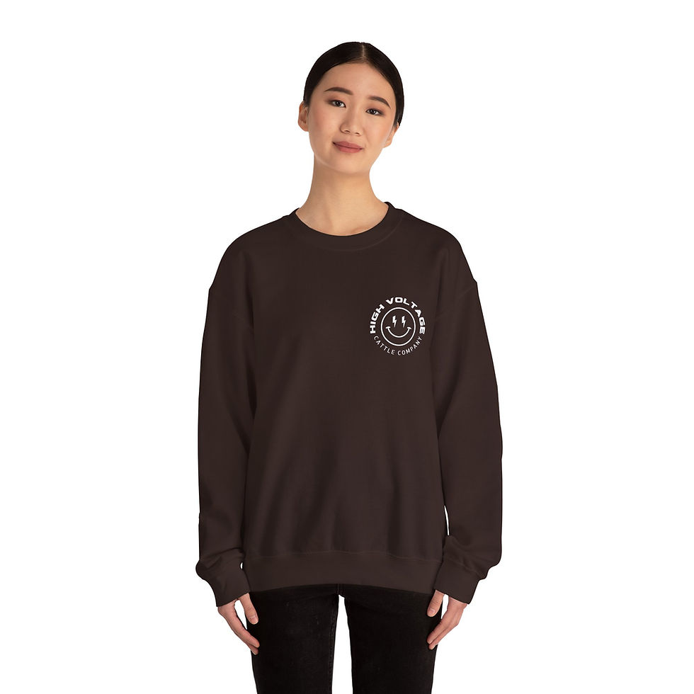 Thumbnail: High Voltage Cattle Smiley Crewneck