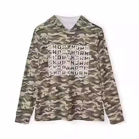 Thumbnail: Cattle Breed Camo Athletic Hoodie