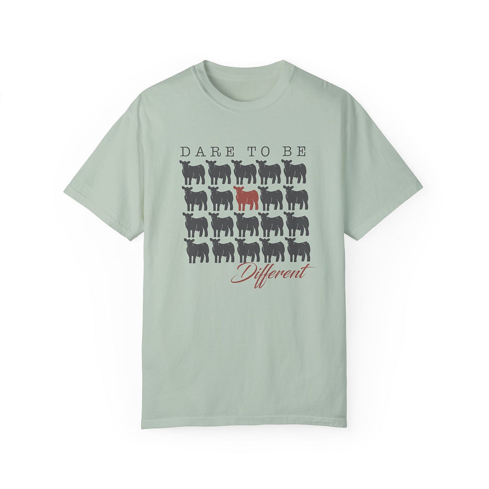 Thumbnail: Dare to be Different Unisex Garment-Dyed T-shirt