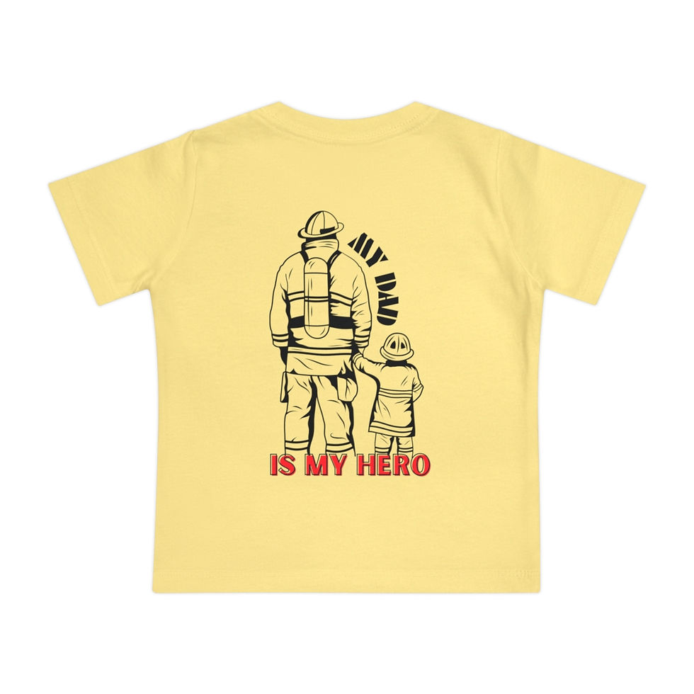Thumbnail: Firefighter's Son Baby T-Shirt