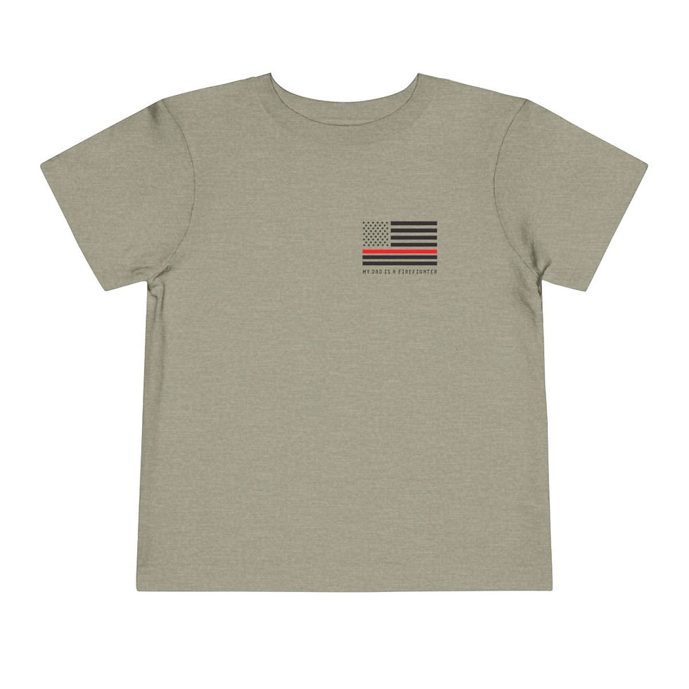 Thumbnail: Firefighter's Son Toddler Short Sleeve Tee