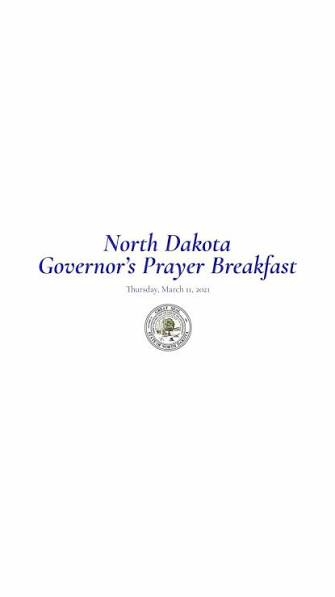 ND Governor's Prayer Breakfast Logo