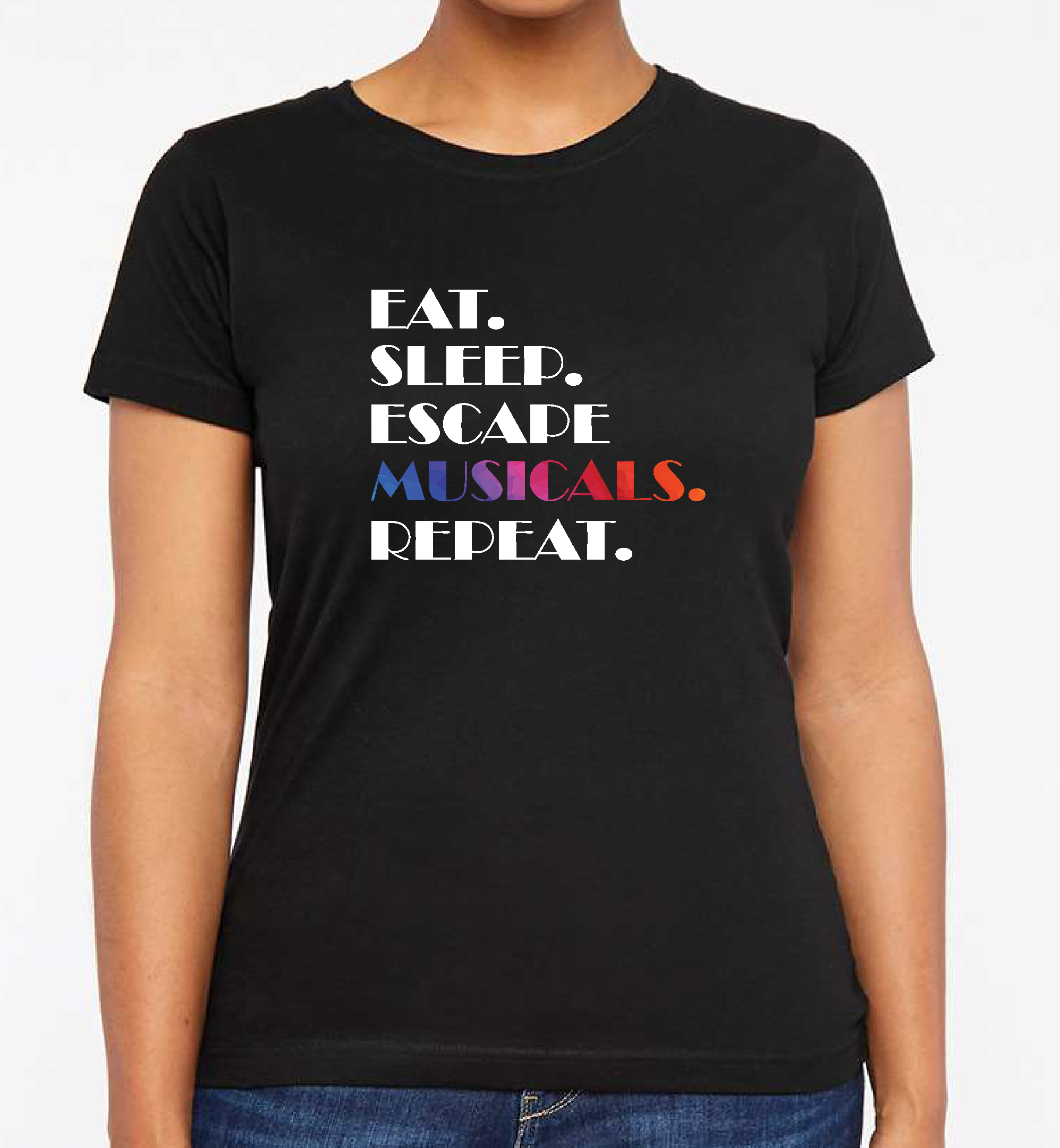 LADIES PREMIUM ESCAPE MUSICALS TEE