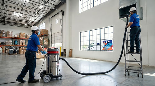 Warehouse-Air-Duct-Cleaning-Commercial-HEPA-Equipment-RC-Duct-Cleaning