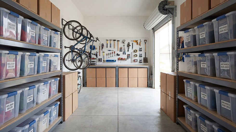 Before and After Storage Unit Decluttering Results in the DMV