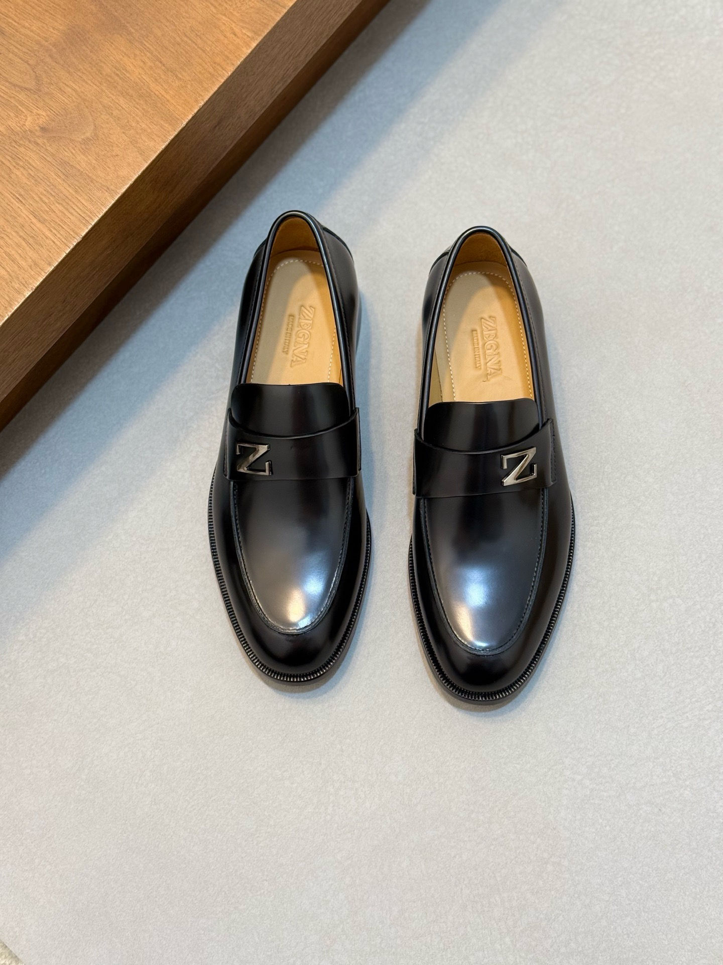 ZEGNA LOAFERS LOGO “Z”