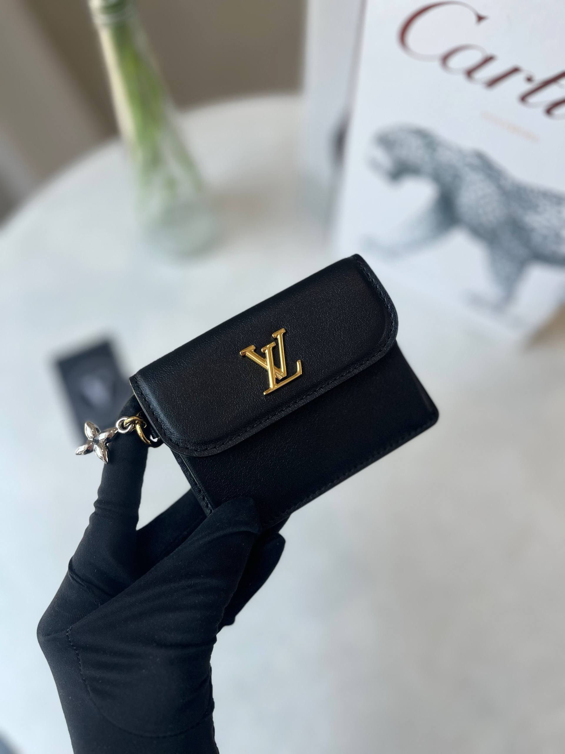 LV MINI TRIFOLD WALLET BLOOM CHARMS