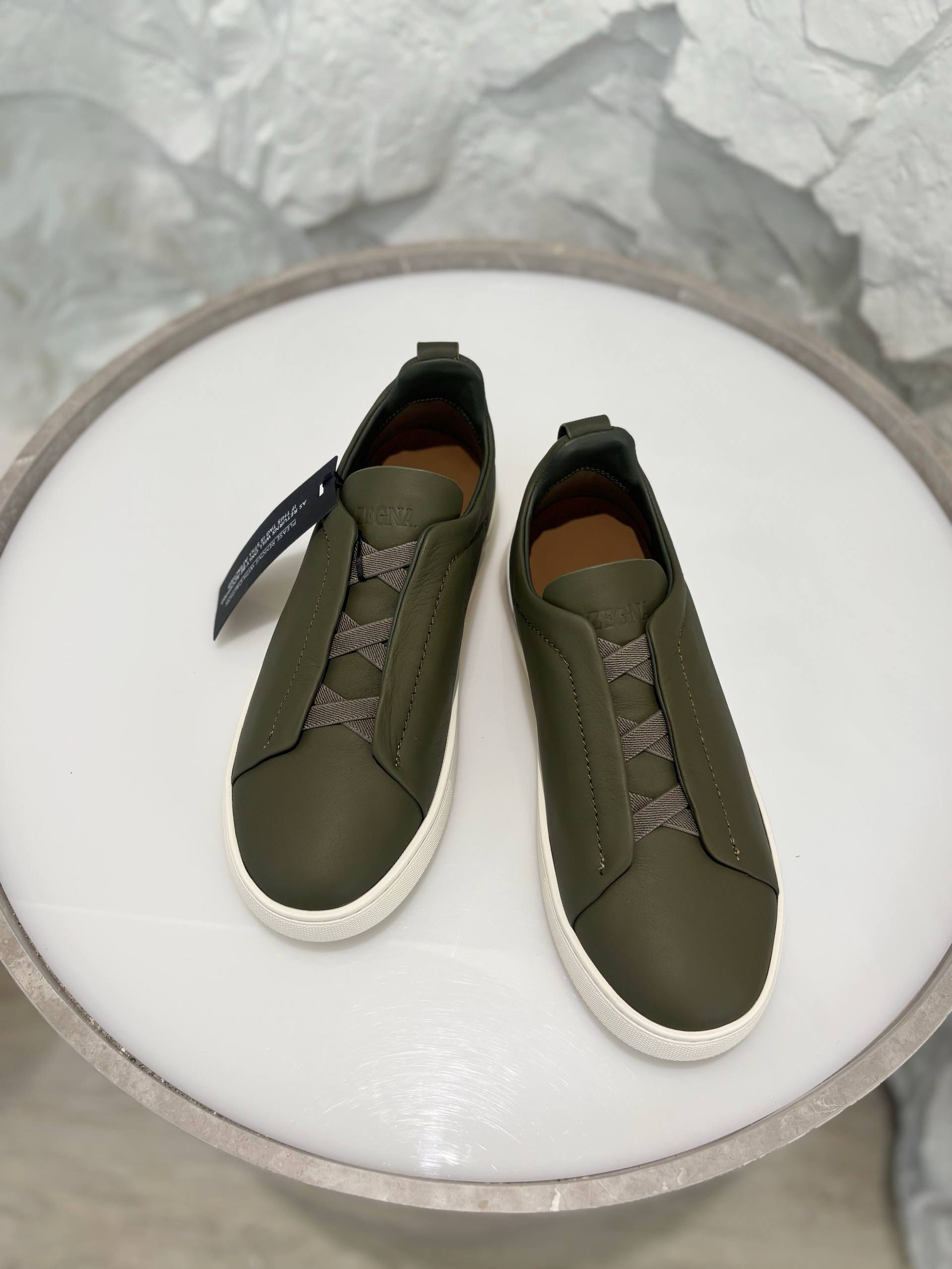 ZEGNA SNEAKERS TRIPLE STITCH