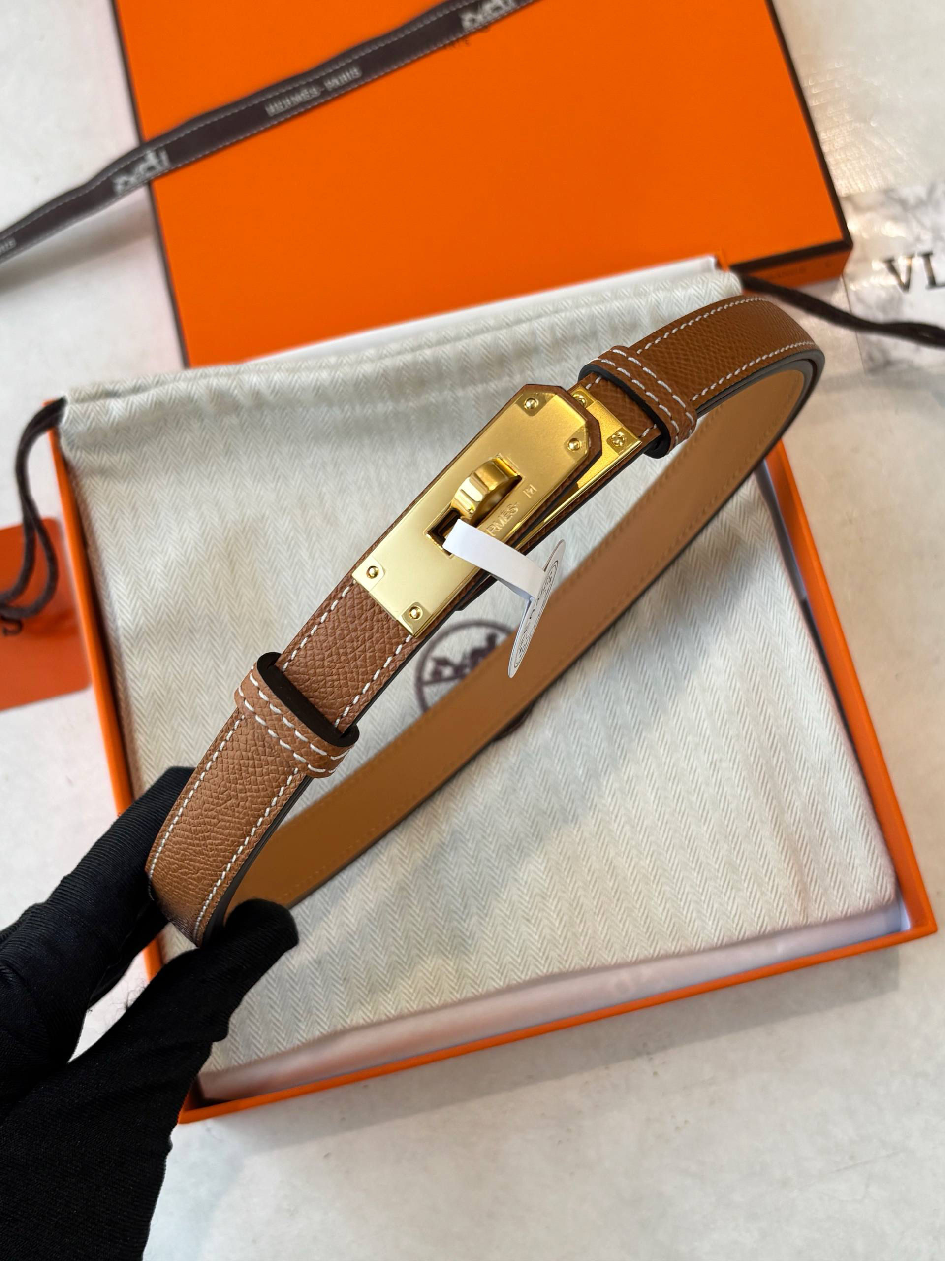 HERMES KELLY BELT GHW