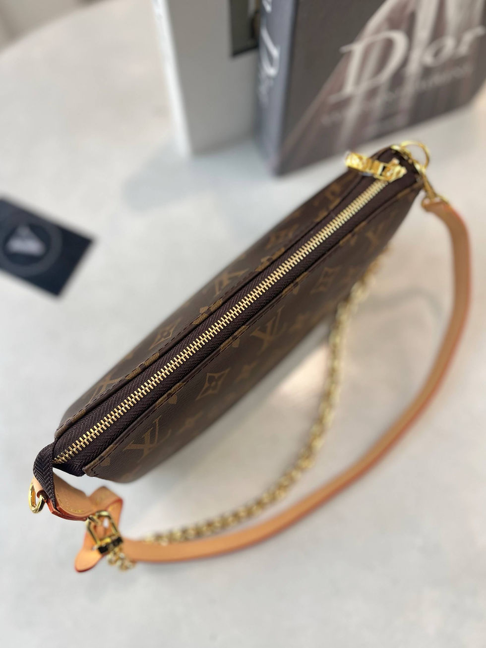 Thumbnail: LV POCHETTE MONOGRAM CANVAS BAG
