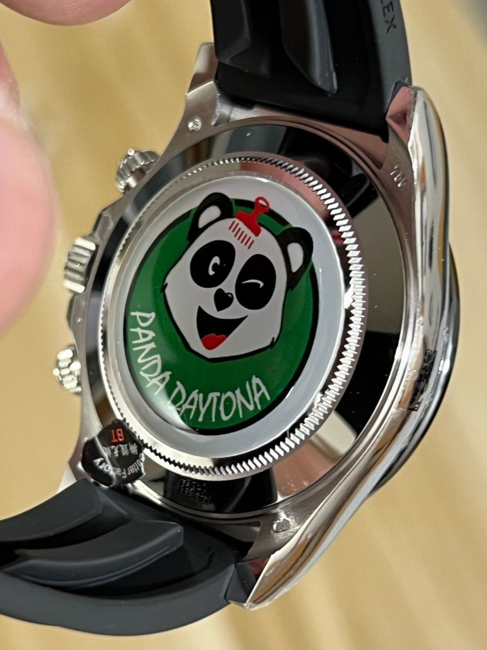 Thumbnail: Rolex daytona black dial Bt 4130 rubber strap 904L