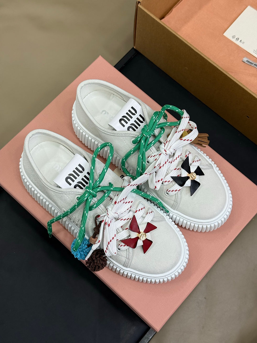 Thumbnail: MIU MIU SNEAKERS SUEDE