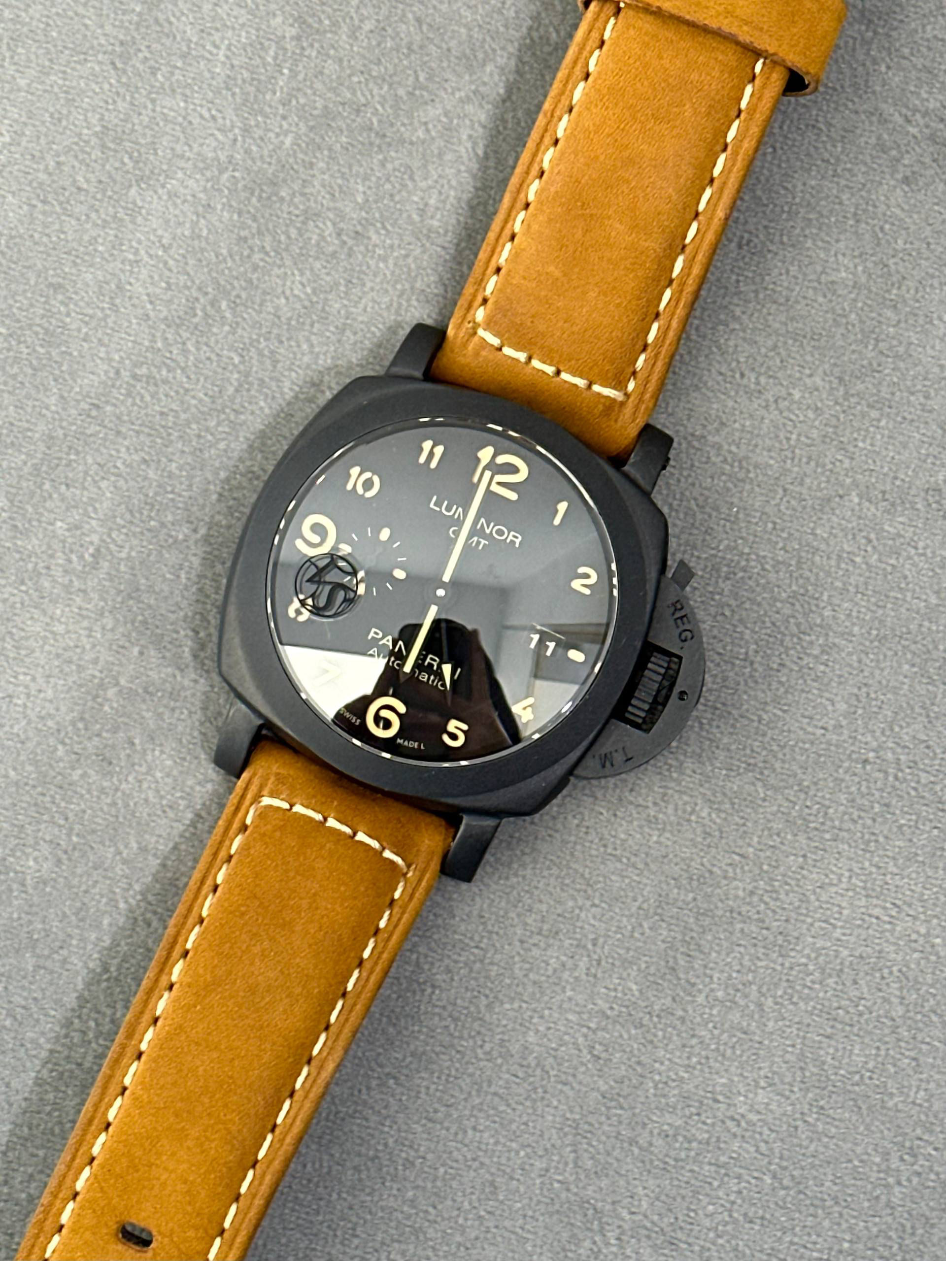 PANERAI LUMINOR GMT BLACK DIAL