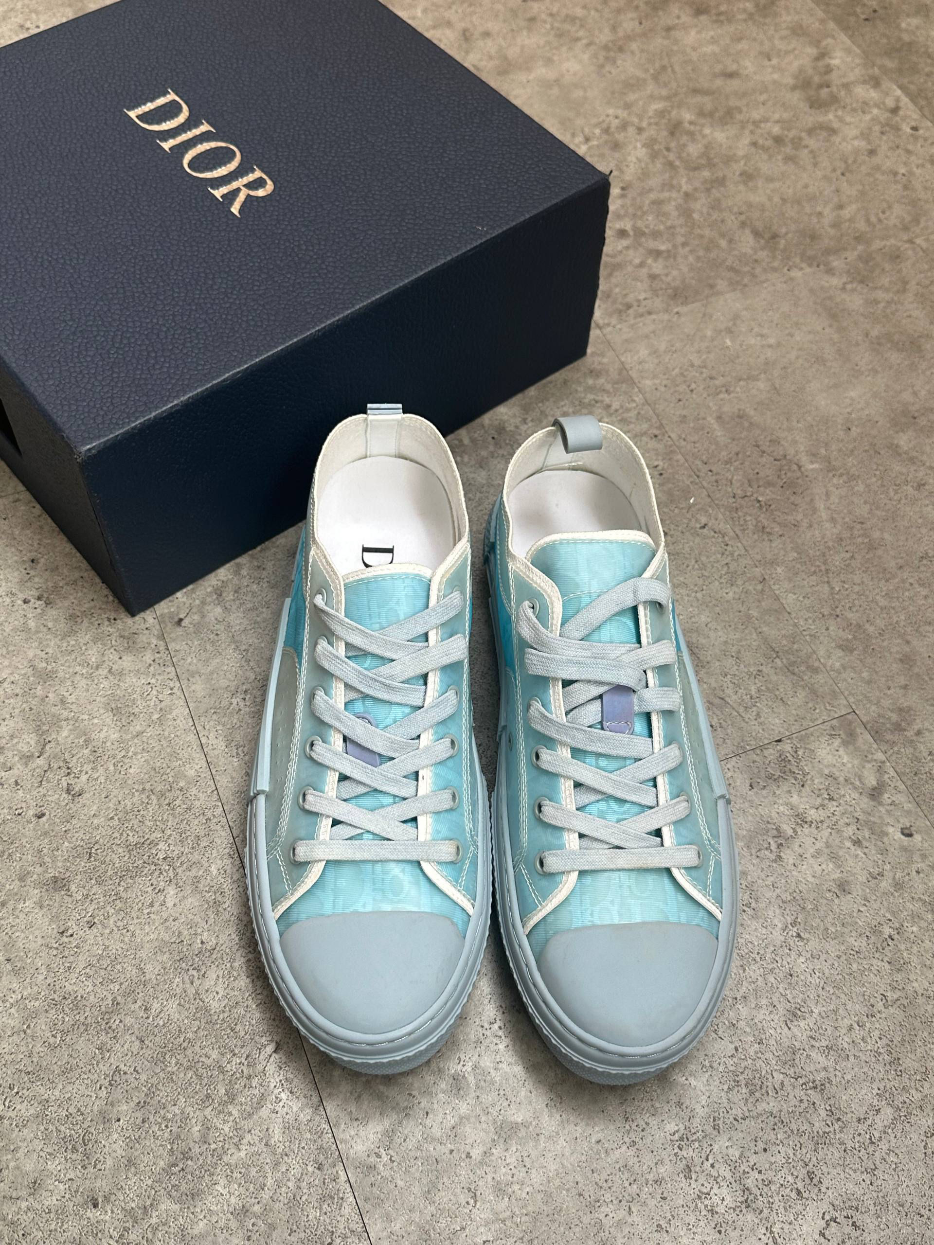 DIOR B23 BLUE OBLIQUE