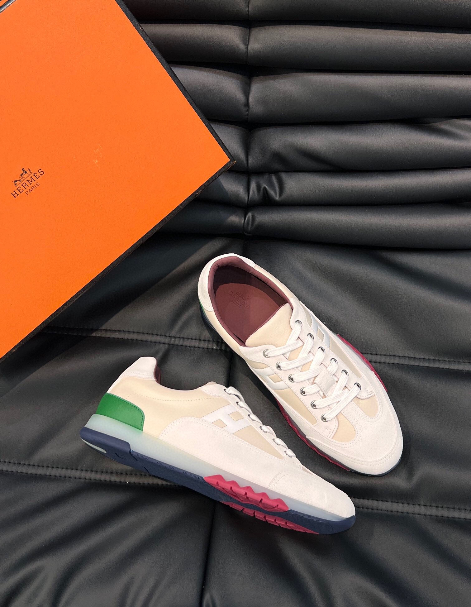 HERMES TRAIL SNEAKERS