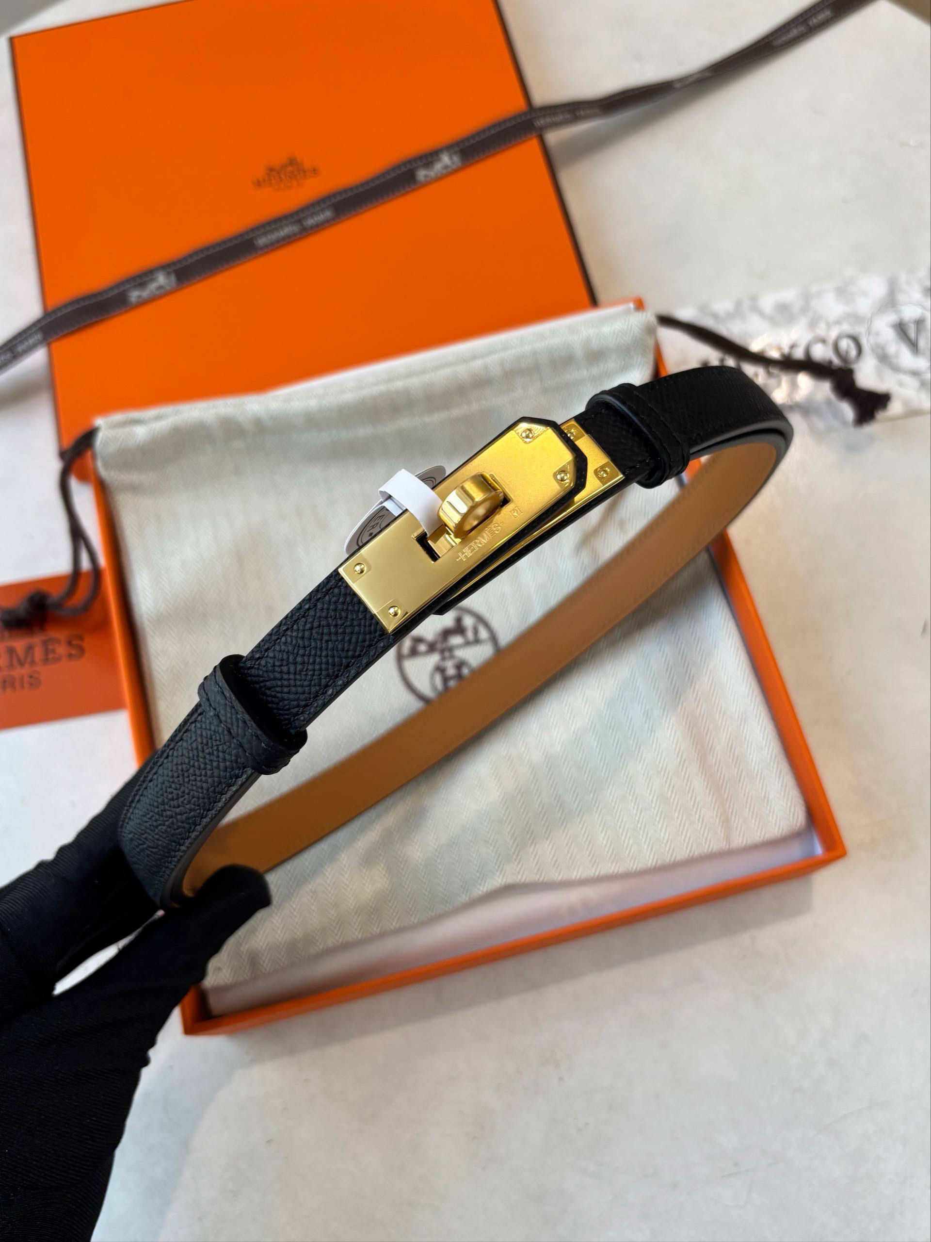 HERMES KELLY GHW BELT