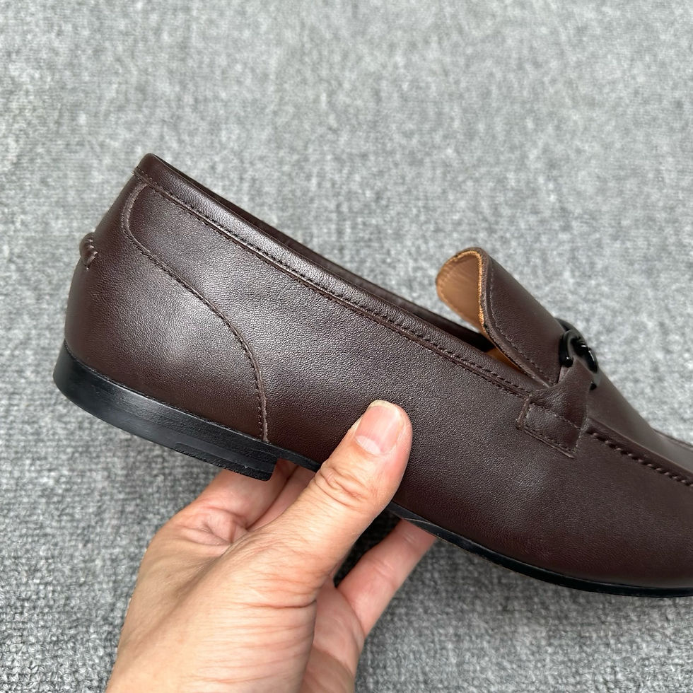 Thumbnail: GUCCI JORDAAN LEATHER LOAFERS 