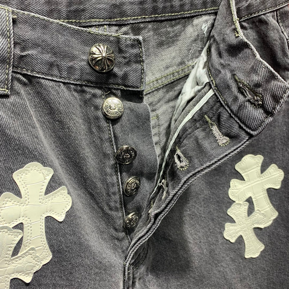 Thumbnail: CHROME HEARTS JEANS SHORT PANTS