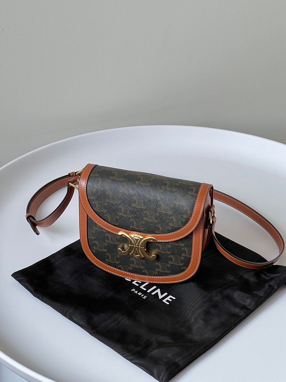 Thumbnail: CELINE TEEN BESACE TRIOMPLE BAG