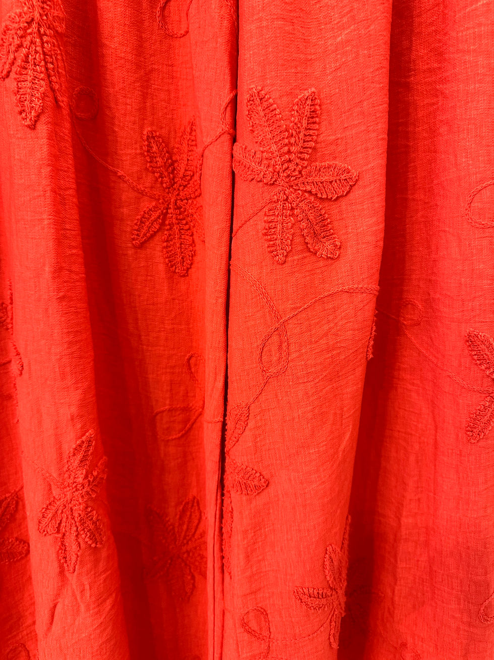 Miniaturbild: Marlenehose mit Muster - Rot