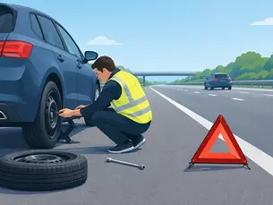 How to Handle a Motorway Puncture Safely