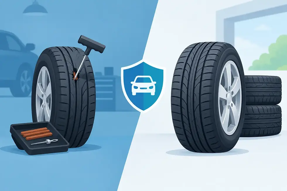 Tyre Repair vs Replacement: Which Is Safer?