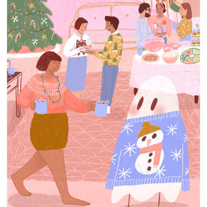 Ghostley Goes to a Ugly Christmas Sweater Party