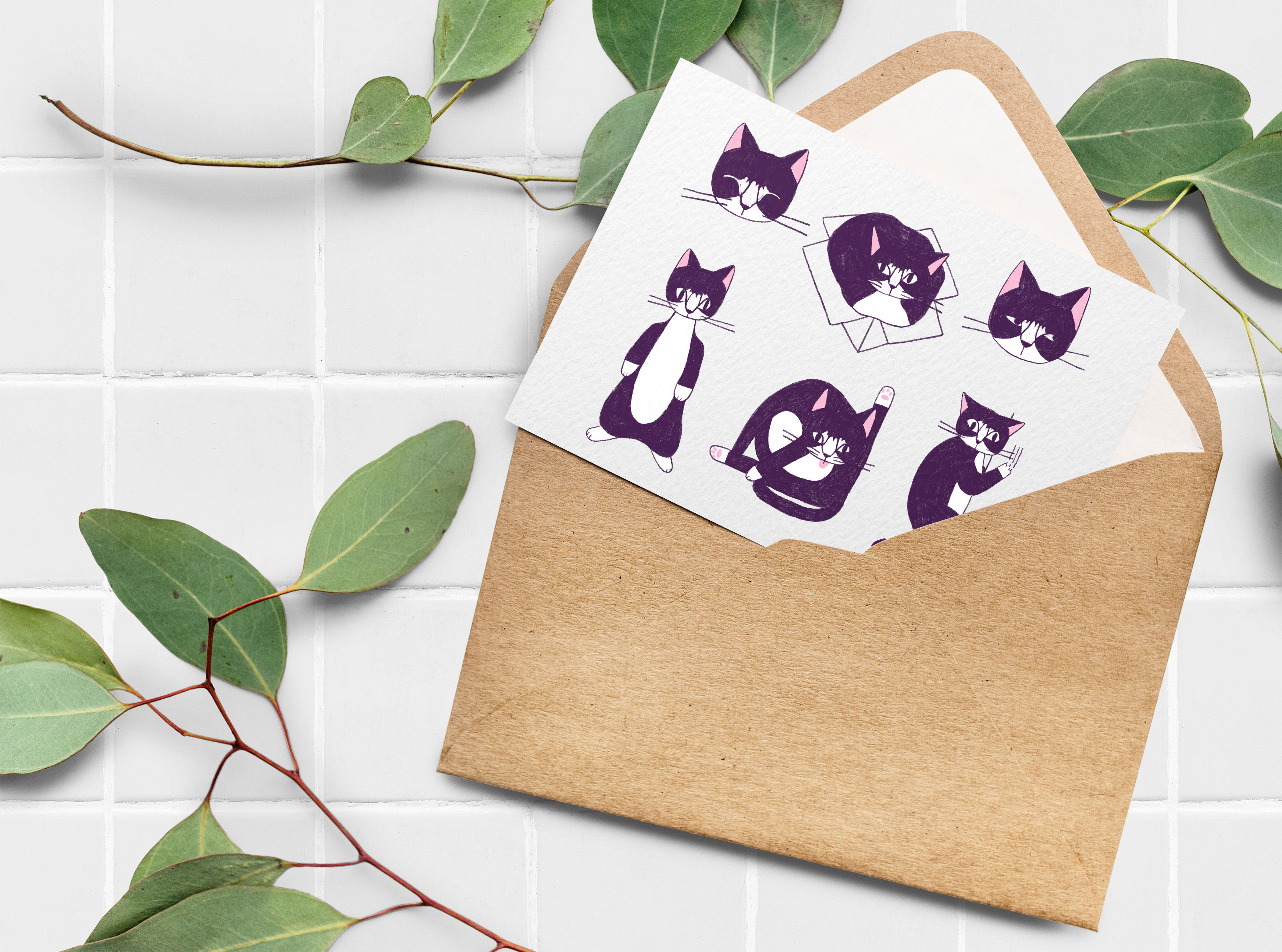 Faces of Tuna Greeting Card