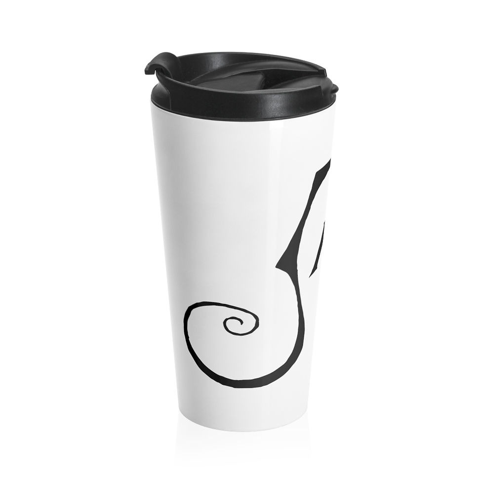 Thumbnail: Smile Logo Stainless Steel Travel Mug