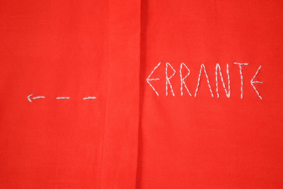 Miniatura: Camisão ERRANTE vermelha