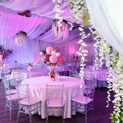 Pink themed baby shower event