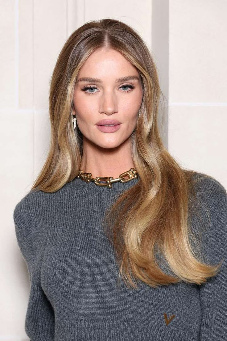 Natuurlijke raffia blonde balayage