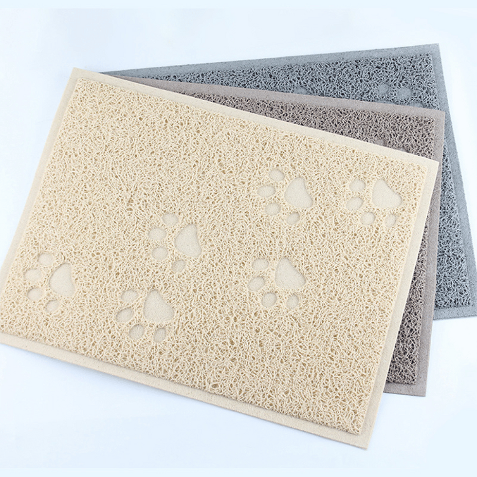 Paw Print Cat Litter Mat - Hero Image