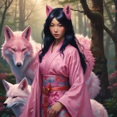 Thumbnail: Pink Love Kitsune Fire Clan Romance Relationships